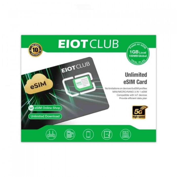 eSIM-карта eIoTClub: 9 eSIM-профілі на одній картці для вашого VPN-роутера GL.iNet