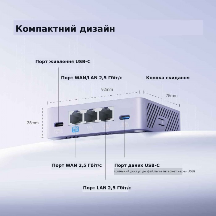 VPN-шлюз GL.iNet Brume 3 (GL-MT5000)