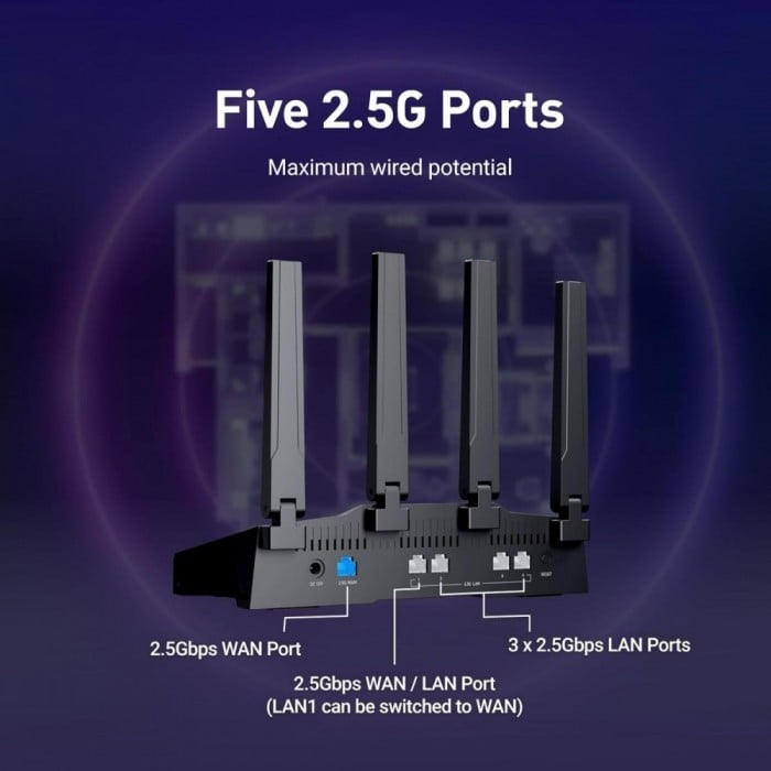 Wi-Fi 7 VPN-роутер GL.iNet Flint 3 (GL-BE9300)